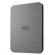LaCie Mobile Drive Secure disco duro externo 2000 GB Gris